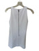 Alice & Olivia Size 0 White Polyester Blend Sleeveless Back Zip Shift Dress White / 0
