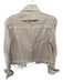J Brand Size XS Blush Cotton Distressed Long Sleeve Denim Jacket Blush / XS