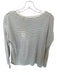 Vince Size XS White & Black Pima Cotton Long Sleeve Striped Top White & Black / XS