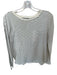Vince Size XS White & Black Pima Cotton Long Sleeve Striped Top White & Black / XS