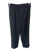 Vince Size XS Black & Cream Modal Blend Elastic Waist Side Stripe Wide Leg Pants Black & Cream / XS