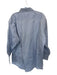 F.A. MacCluer Size 17.5 Light blue Cotton Solid Button Down Men's Shirt Light blue / 17.5