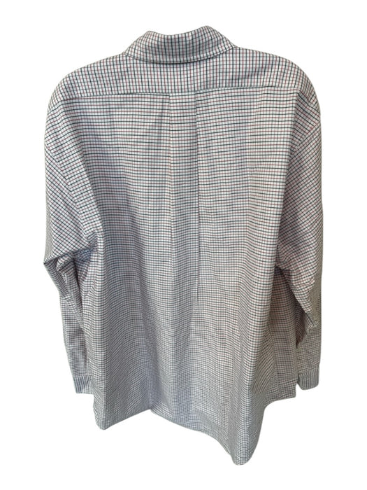 Brooks Brothers Size L Red, Black & White Cotton Gingham Button Down Men's Shirt Red, Black & White / L