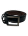 Black Leather Gunmetal Hardware Men's Belt Black