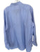 Ben Silver Size Est L Purple & Blue Print Cotton Striped Button Down Men's Shirt Purple & Blue Print / Est L