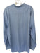 Southern Tide Size XL Blue & White Nylon Blend Striped Button Down Men's Shirt Blue & White / XL