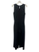 Spanx Size S Black Modal Blend Sleeveless Keyhole Back Drawstring Waist Jumpsuit Black / S