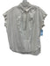 Madewell Size XXS White Cotton 1/2 Button Sleeveless Collared Top White / XXS