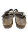 Birkenstock Shoe Size 38 Grey Leather open toe Buckle Sandals Grey / 38
