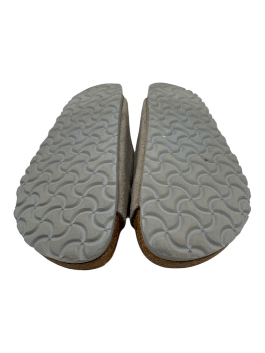 Birkenstock Shoe Size 38 Grey Leather open toe Buckle Sandals Grey / 38