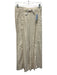 Maeve Size XS Cream Linen Blend Elastic Waist Patch Pocket Pants Cream / XS