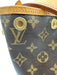 Louis Vuitton Brown & Tan Coated Canvas Monogram Leather Trim Bucket Bag Brown & Tan / M
