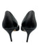 Stuart Weitzman Shoe Size 6.5 Black Leather Pointed Toe Mid Heel Pumps Black / 6.5