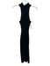 Alexia Admor Size M Black Viscose Blend Sleeveless Ribbed high neck Dress Black / M