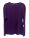 Gucci Size L Purple Cotton Long Sleeve Badge Logo Guccissima Top Purple / L