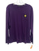 Gucci Size L Purple Cotton Long Sleeve Badge Logo Guccissima Top Purple / L