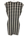 Torn By Ronny Kobo Size XS Black & White Rayon Blend Houndstooth Check Dress Black & White / XS