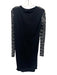 Missoni Size S Black & White Cotton Long Sleeve All Over Print Textured Dress Black & White / S