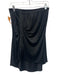 D&G Dolce & Gabbana Size 30/44 Black Acetate & polyamide Side Zip High Low Skirt Black / 30/44
