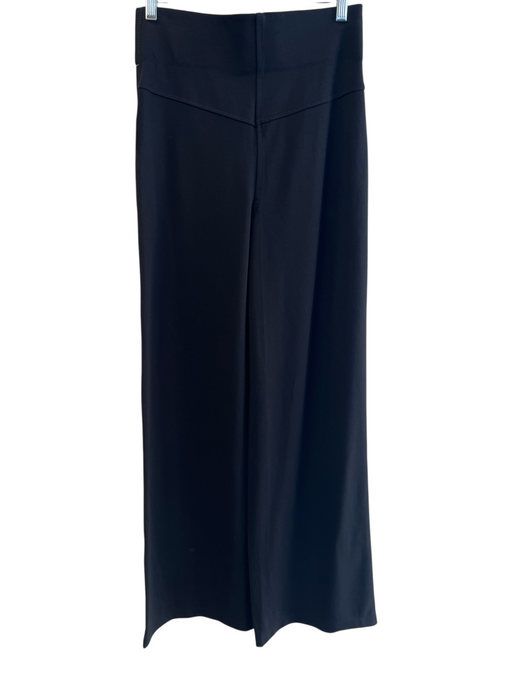 Max Studio Size Sm & Med Black Rayon Blend High Rise Flat Front Pants Black / Sm & Med