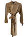 J. Crew Size 8 Light Brown Cotton Collared Button Down Belted Pockets Dress Light Brown / 8