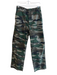 J. Crew Size 6 Green Cotton Blend Camoflage Button Fly High Waist Wide Leg Pants Green / 6