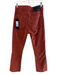 Veronica Beard Jeans Size 28 Rust Orange Cotton Blend Ribbed 5 Pocket Pants Rust Orange / 28