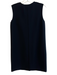 Helmut Lang Size Medium Navy Polyester Sleeveless Knee Length Round Neck Dress Navy / Medium