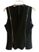 Zara Woman Size Large Black No Fabric Tag Sleeveless Zipper Detail V Neck Top Black / Large