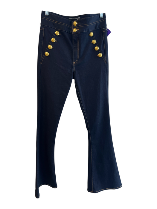 Veronica Beard Jeans Size 28 Dark denim Cotton Blend goldtone hardware Jeans Dark denim / 28