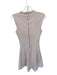 Ted Baker Size 2/M Baby Pink Viscose Blend Cap Sleeve Knit Back Zip Midi Dress Baby Pink / 2/M