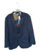 Ted Baker Size 4/XL Navy Linen 2 Buttons Blazer Jacket Navy / 4/XL