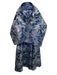 Alex Evenings Size 4 Blue & Silver Polyester Blend Strapless Jacquard Gown Blue & Silver / 4