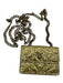 Kurt Geiger Gold Glitter Button Close Gold Chain Crossbody Bird Purse Gold / Mini