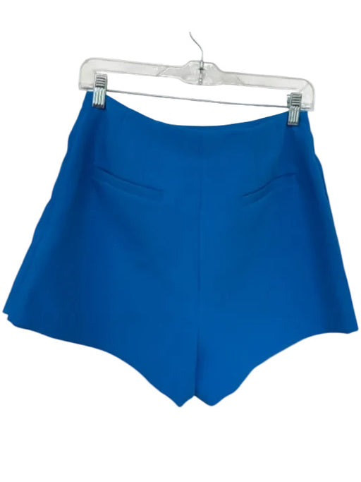 Maeve Size 6 Blue & White Polyester Blend Scallop Detail Button High Waist Skort Blue & White / 6
