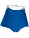 Maeve Size 6 Blue & White Polyester Blend Scallop Detail Button High Waist Skort Blue & White / 6