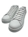 Dolce & Gabbana Shoe Size 40 White Leather Lace Up Low Top Round Toe Sneakers White / 40