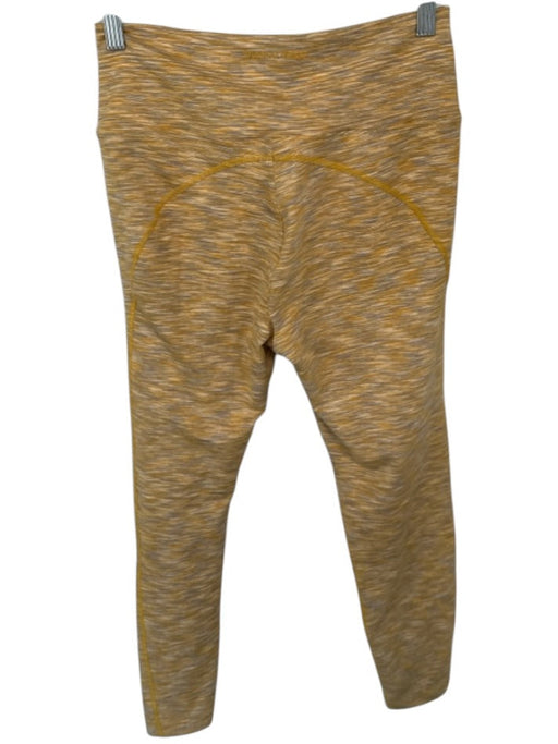 Outdoor Voices Size M Yellow & Gray Polyester Blend Spandex Heathered Leggings Yellow & Gray / M