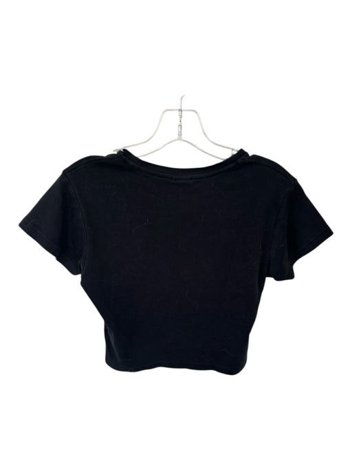 Realisation Size M Black Cotton Baby Tee T-shirt Black / M