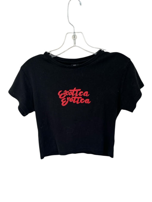 Realisation Size M Black Cotton Baby Tee T-shirt Black / M