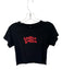 Realisation Size M Black Cotton Baby Tee T-shirt Black / M