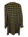 Marni Size 42 Gray, Purple, Yellow Wool Blend Long Sleeve Windowpane Coat Gray, Purple, Yellow / 42