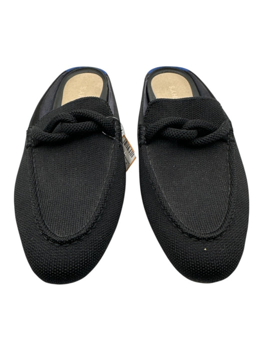 Rothy's Shoe Size 7.5 Black Synthetic Round Toe Braided Mule Flats Black / 7.5