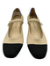 Rothy's Shoe Size 8 Beige & Black Synthetic Round Toe Toe Cap Mary Jane Flats Beige & Black / 8