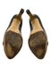 Gucci Shoe Size 8 Bronze brown Leather Peep Toe Horsebit Platform Pumps Bronze brown / 8