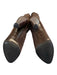 Miu Miu Shoe Size 38 Dark Brown Leather Suede Almond Toe Side Zip Pumps Dark Brown / 38