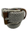 Peter Millar Gray Woven Men's Belt Gray
