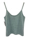 St. John Size S turquiose blue Wool Blend V Neck Spaghetti Strap Top turquiose blue / S