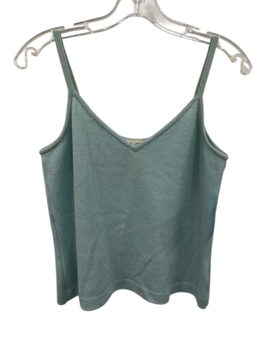 St. John Size S turquiose blue Wool Blend V Neck Spaghetti Strap Top turquiose blue / S