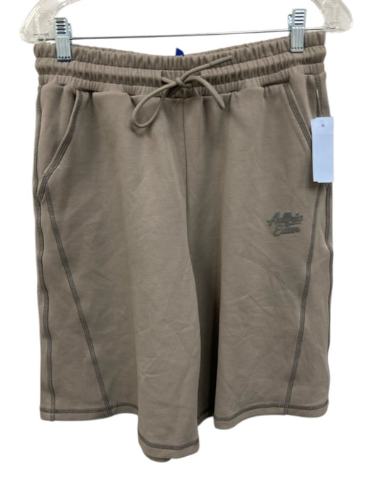 Aelfric Eden Size M Gray Cotton Blend Elastic & Drawstring Waist Short Set Gray / M